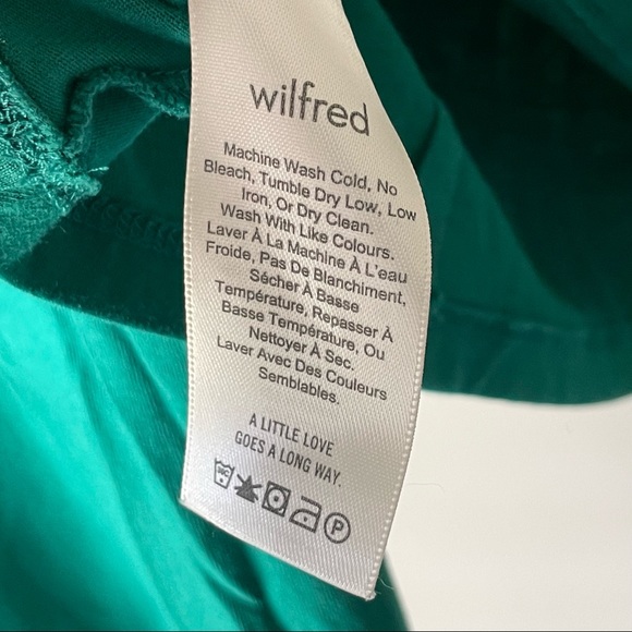NWOT Aritzia Wilfred Enzo Cropped Top - Picture 6 of 6